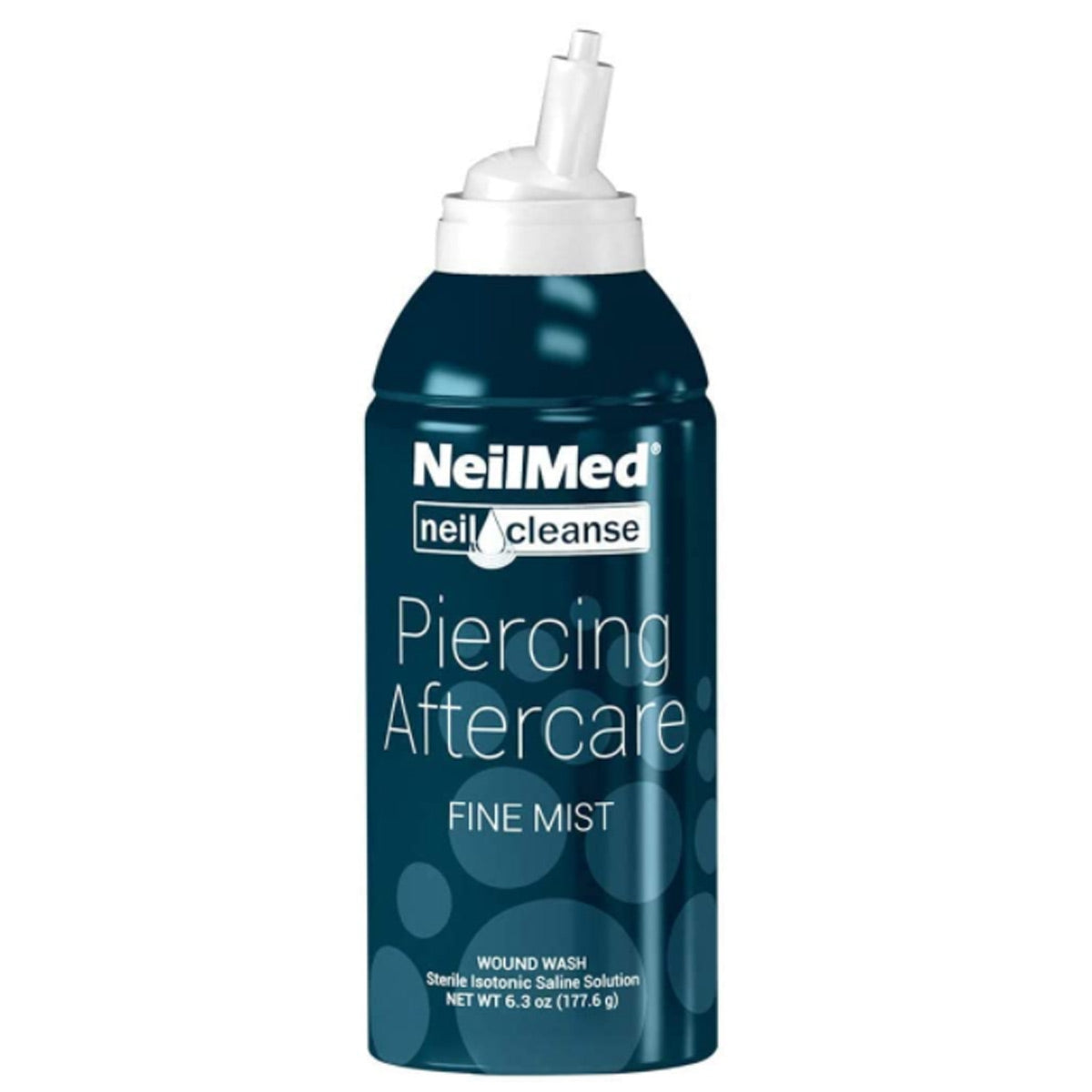 NeilMed NeilCleanse Piercing Aftercare, Fine Mist, 6.3 Fluid Ounce